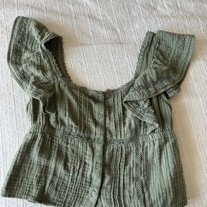 Aerie Olive Top
